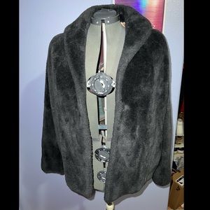 Faux fur coat